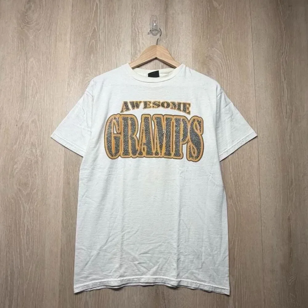 Unbranded Men's White and Cream T-shirt